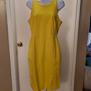 Banana Republic Yellow Pencil Dress